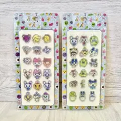 【訳あり】キラキラアクリルシール 立体 2枚セット まとめ売り キャラクター