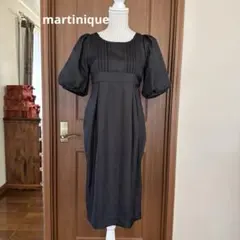 極美品★martinique マルティニーク ピンタック　パフスリーブワンピースのサムネイル
