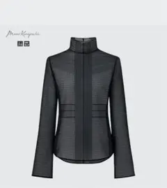 Mame KurogouchiメッシュハイネックT ブラックカラー Mサイズ