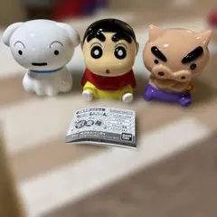 ガチャガチャ クレヨンしんちゃんミニ貯金箱 3体セット
