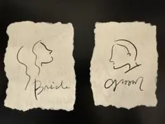 結婚式受付サイン　紙製