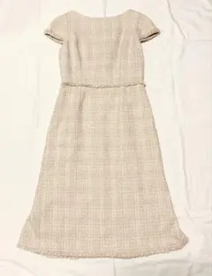 CELFORD 半袖膝丈ワンピース　ツイード　Sサイズ