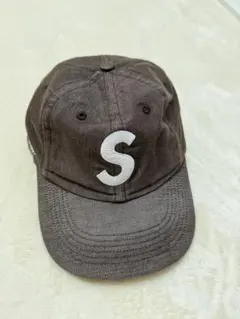 SUPREME Sロゴ ブラウンキャップ