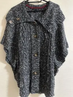 TOMMY HILFIGER ニットポンチョ XL