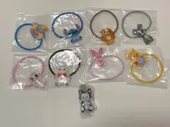 ディズニー ガチャガチャ ツインクルゴム ヘアゴム カラーコレクションチャーム