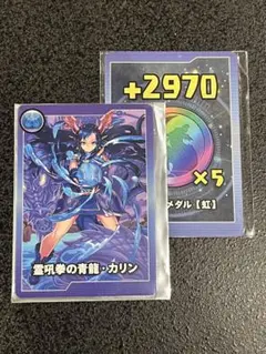 霊吼拳の青龍・カリン +2970 パズドラ　ガンホーツアー　セット