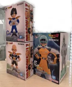一番くじ ドラゴンボールZ E賞 ブルマB賞クリリンC賞孫悟飯3体セット