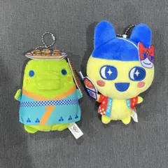 【セット】たまごっち　ボールチェーン付きぬいぐるみ　もぐもぐおまつりわっしょい！