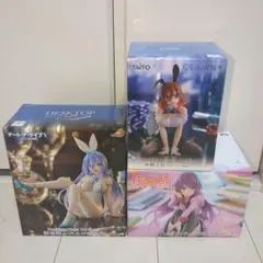 Desktop Cute フィギュア3体セット　戦場ヶ原ひたぎ　中野三玖　崇宮澪