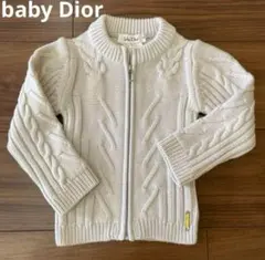 値下げ【未使用】ベビー　DIORカーディガン18M  80cm 楽天市場】カーディガン ディオール（キッズ・ベビー