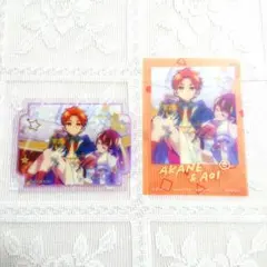 地縛少年花子くん2 クリアステッカー クリアフォトカード 蒼井茜＆赤根葵 セット