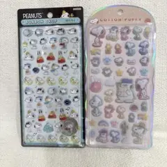 ボンボンドロップシール スヌーピー mini コットンパフィー