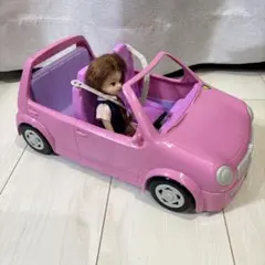 リカちゃん オープンカー ピンク　お人形1体　セット