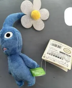 青ピクミン ぬいぐるみ マスコット タグ付き