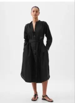 GAP ギャップ リネン 麻 ロングワンピース タグ付き新品 定価10900円