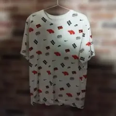 NIKE Tシャツ 総柄 SOLE FOOD