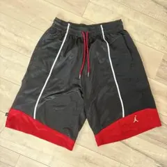 マイケルジョーダン バスケ パンツ バスケットボール ハーフパンツ 黒 赤 Lのサムネイル