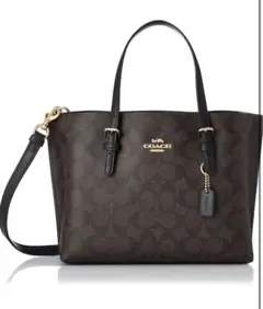 ★美品★COACH コーチ　モリー　トートバッグ　 ダークブラウン 2WAY