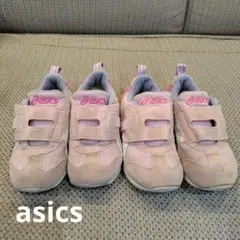 asicsシューズ 2足セット ライトピンク