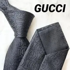 ✨ほぼ未使用✨GUCCI グッチ ネクタイ GG柄 ブラック