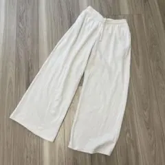 スウェットワイドパンツ