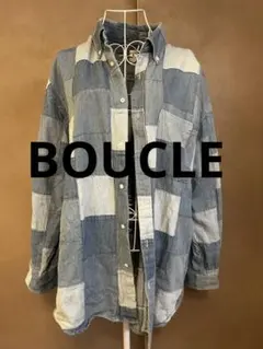 BOUCLE デニム　カーディガン　S