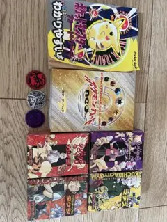 旧裏 ポケモンカード デッキセット（カツラ・ナツメ・マチス・タケシ）コイン