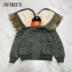 人気✨AVIREX BELLE フライトジャケット N-2B プリント Y2K