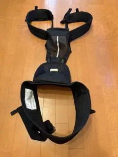 Plaisireux 抱っこひも＆ヒップシート ブラック 男女兼用 収納付き