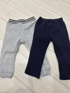 スウェットパンツ裏起毛 2枚セット 95cm