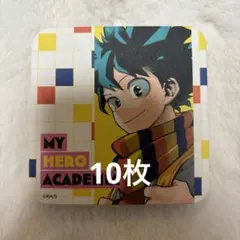 僕のヒーローアカデミア　ヒロアカ　アートコースター　原作　10枚　緑谷出久