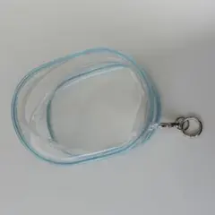 ぬいぐるみポーチ　ブルー　保護ケース　ポーチ