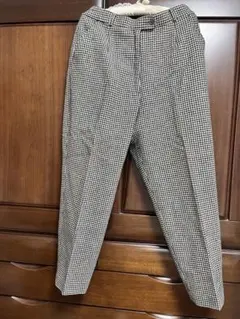 チェック柄カジュアルパンツ