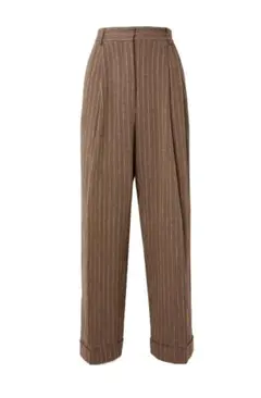 【美品】<Dries Van Noten> Linen Stripe Pantsのサムネイル