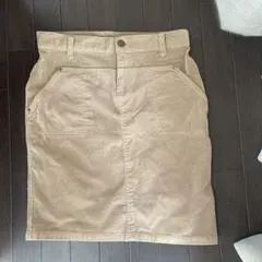スカート　ベージュ　M 〜Ｌ　秋　冬