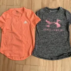 adidas & Under Armour Tシャツ 2枚セット　140cm