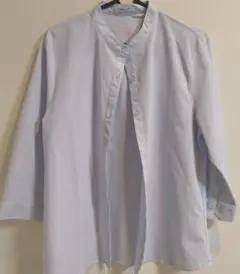 Honeys　ストライプシャツ　七分袖