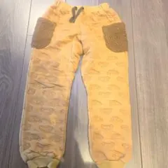 アプレレクール 130cm ベージュ パンツ 車模様