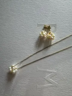18k 桑山 ゴールド チェーンピアス - メルカリ