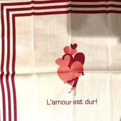 classics the small luxury ハンカチ　フランス語デザイン