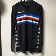 Kappa 黒　長袖 サンプドリアカラー