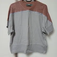 adidas × Stella McCartney メッシュ切替 半袖Tシャツ
