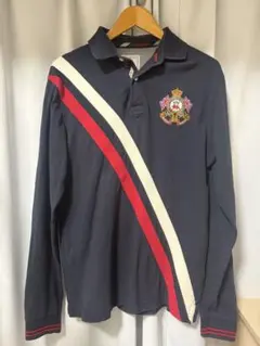 Hackett London the Boat Race 長袖ポロシャツ 紺のサムネイル