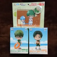 黒子のバスケ 緑間真太郎 高尾和成 ちびきゅんキャラ夏休みvol.2 缶バッジ