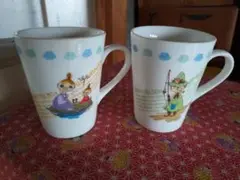 ムーミンキャラクター マグカップ 2個セット