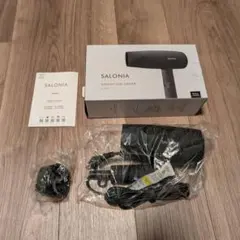 【新品】SALONIA SPEEDY ION DRYER ブラック