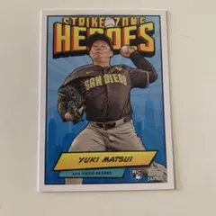 Yuki Matsui RC サンディエゴ・パドレス　toppsカード