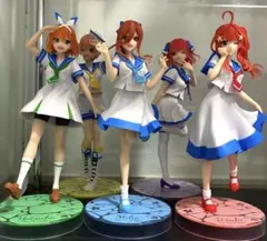 五等分の花嫁∞ マリンルック5体セット　中野一花、二乃、三玖、四葉、五月