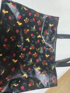 FEILER フェイラー トートバッグ ブラック 花柄