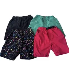 ユニクロ など ナイロン ハーフパンツ セット 120